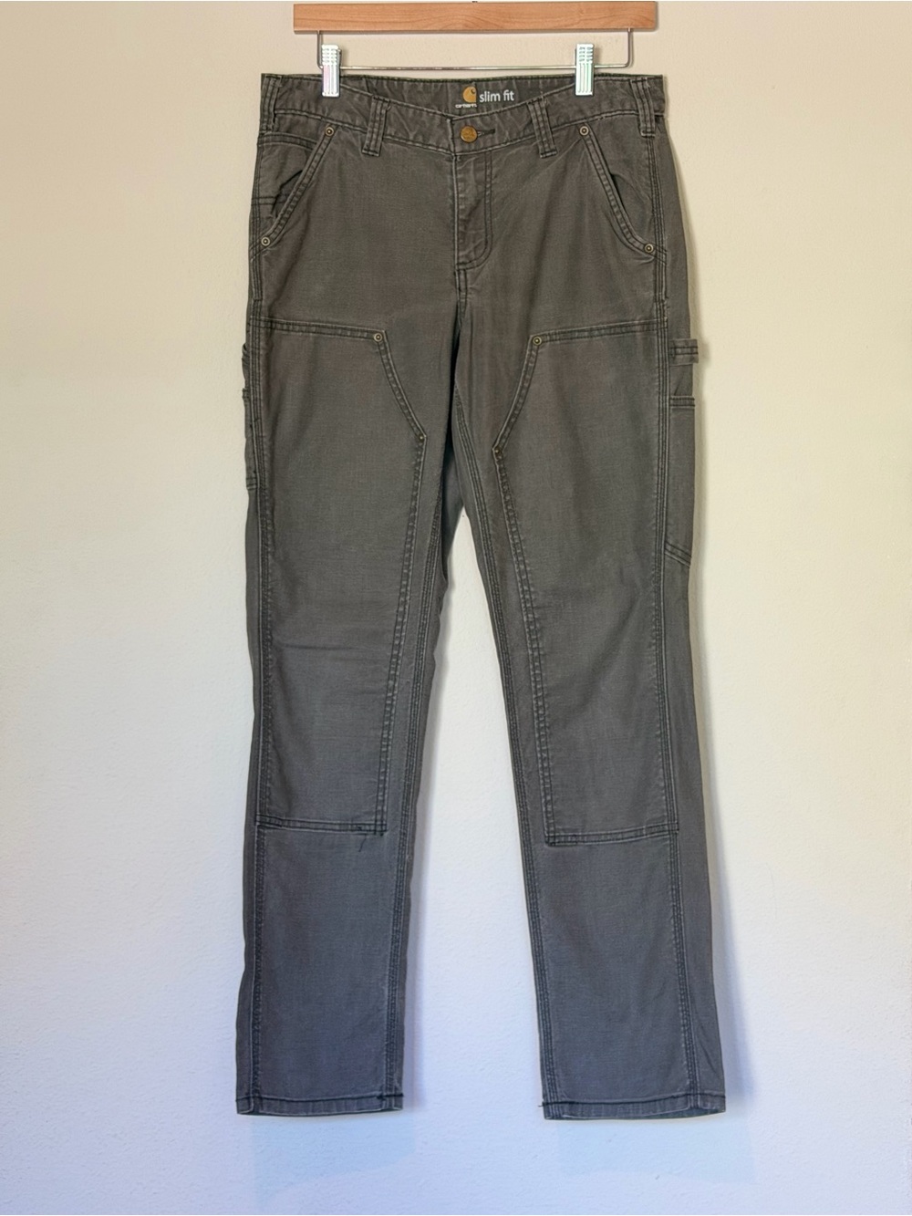 Carhartt Slim Fit Men's Utility Pants - Gray